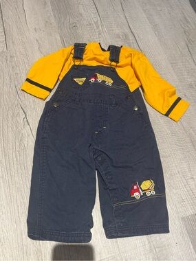 18m Baby embroidered Overall set size 18m